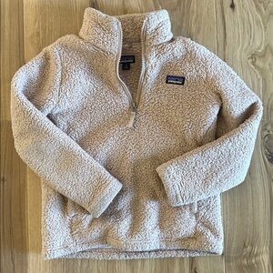 Patagonia Cream Fleece Half-Zip Pullover